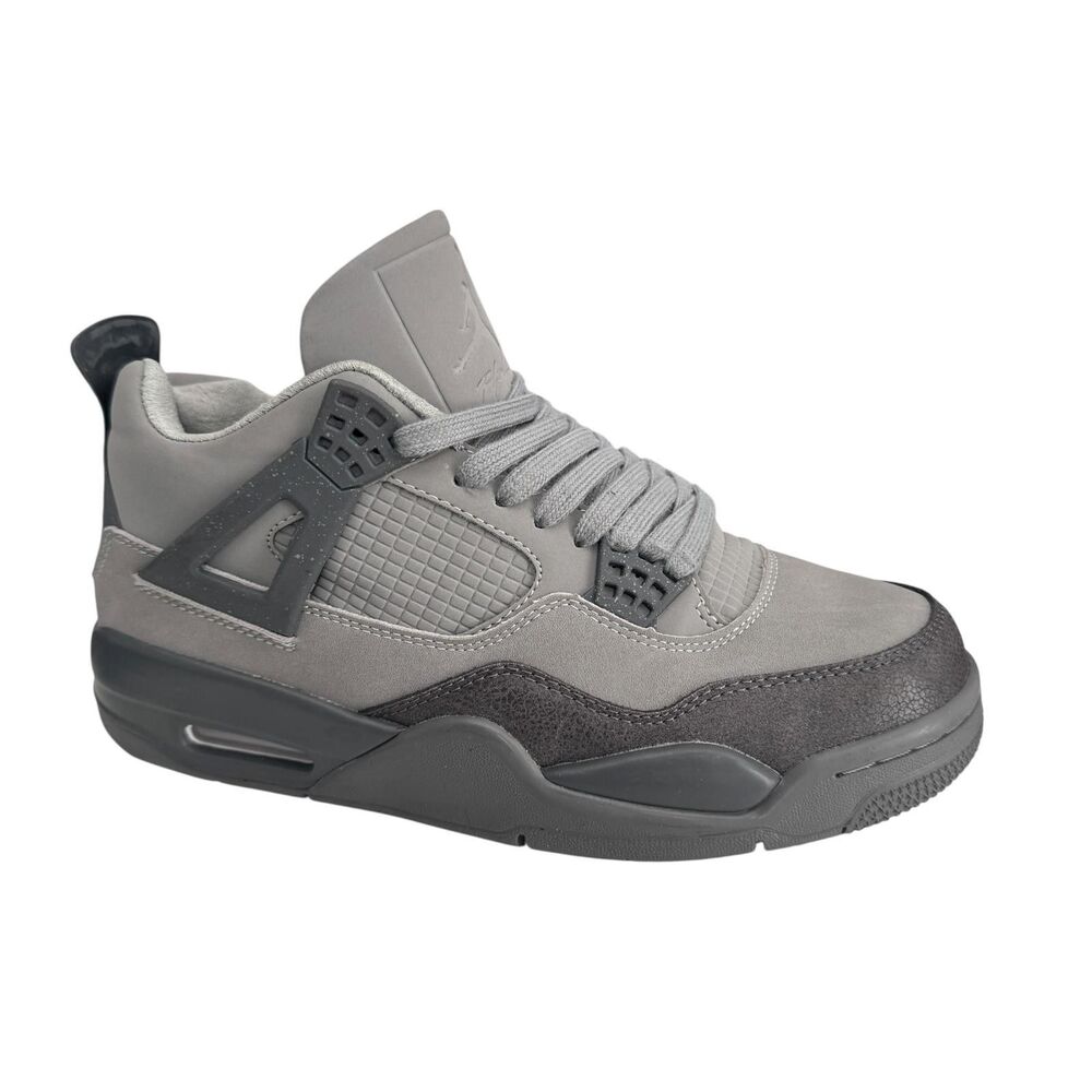 Air Jordan 4 Retro SE Wet Cement Mens Size 8 Gray Suede FQ7928-001 Sneakers